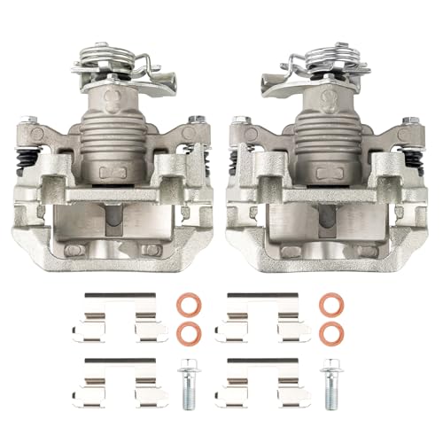 Image of PHILTOP Rear Brake Caliper 18-B4892, 18-B4893 Compatible with 2004-2012 Chevrolet Malibu, 2005-2010 Pontiac G6, 2008-2010 Chevrolet HHR, 2007-2009 Saturn Aura, 2007-2009 Pontiac G5