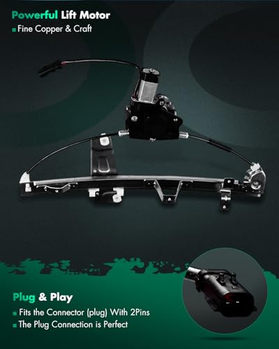 Image of SCITOO Power Window Regulator w /Motor for Jeep Grand Cherokee 1999-2000