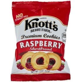 Expect More Knott's Berry Farm Raspberry Shortbread Cookies (2 oz, 72 pk.)