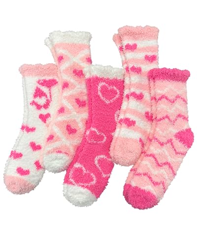 Heart Fuzzy Socks