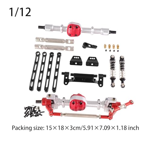 Essieu avant RC pour kit assemblage accessoire voiture télécommandée métal