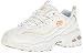 Skechers Sport Women's D'Lites Strike Gold Fashion Sneaker, White/Gold, 7 M US