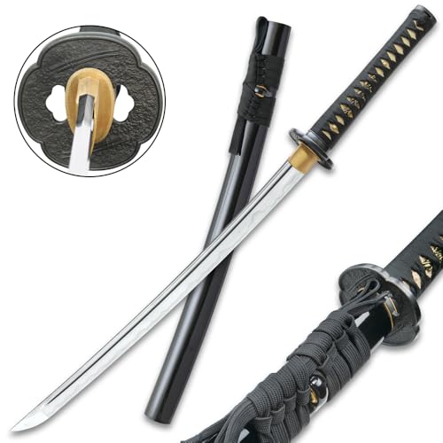 Shikoto Touchstone Wakizashi | Hand-Forged T10 Clay Tempered Steel Blade