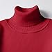 Muscularfit Mens Sweaters Slim Fit Soft Long Sleeve Casual Sweater Plain Turtleneck Regular Fit Sweater Winter Warm Knitwear of Today Casual Sweaters for Men 2024 Red M