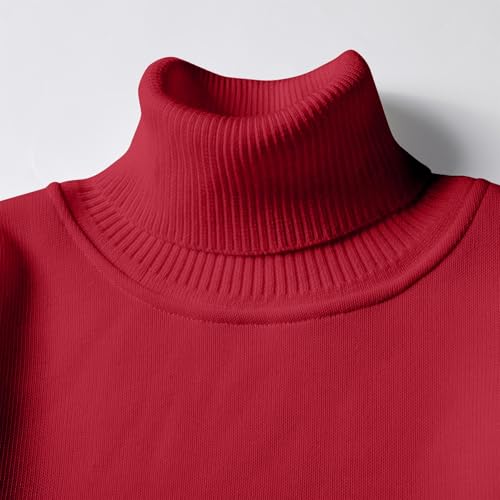 Muscularfit Mens Sweaters Slim Fit Soft Long Sleeve Casual Sweater Plain Turtleneck Regular Fit Sweater Winter Warm Knitwear4