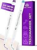 Lange & König® Trickmarker Set Selbstlöschend & Wasserlöslich [200m Schreiblänge...