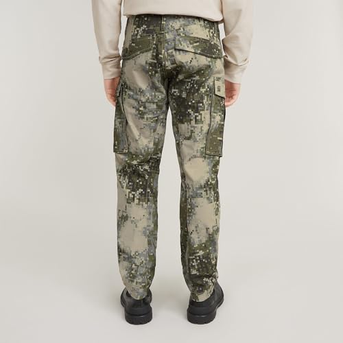 G-STAR Raw - Mens Rovic Zip 3D Regular Tapered Pants, Color Elephant Skin Mini Digi Camo, Size: 36W x 36L2