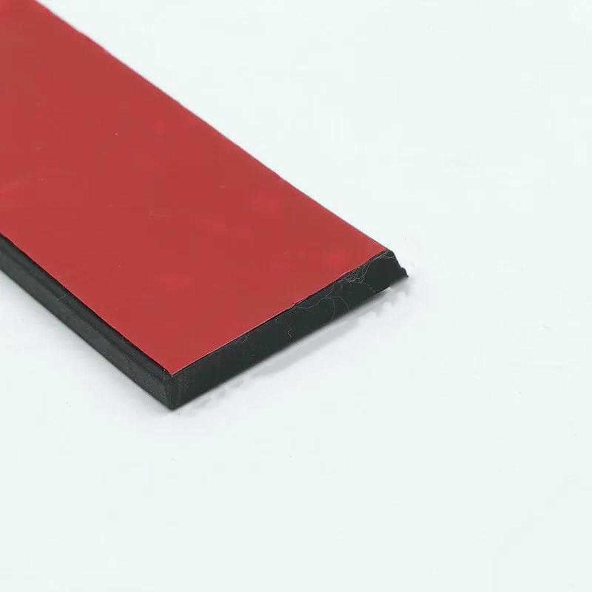 Yfshc 5X40mm 50Cm Self Adhesive Black Silicone Rubber Strip Furniture Anti-Skid Resistant Durable Shock Absorption And Anti-Collision Gasket-50Cm