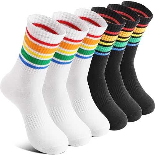 Image of Unicorn Socks Gifts for Girls kids Cute Animal Fun Crew Fashion Funny Novelty Soft Cotton Socks 6 Pairs