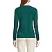 Lands' End Womens Cashmere Sweater Bright Evergreen Donegal Regular Medium