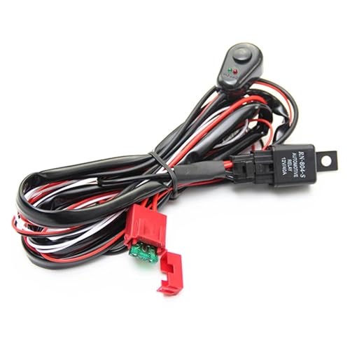 Kit Cableado Barra Led Universal Kit De Arnés Cables 2 M Uso Apto Para Luz Antiniebla Coche, Enchufe, Interruptor, Indicador, Barra, Accesorios
