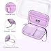 Tourmate Hard Case for HP Photo Printer, Purple, Portable Wireless Mobile Printer Case