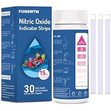 Nitric Oxide Test Strip Salivary Testing Nitric Oxide Indicator Strips to Monitor Nitric Oxide Levels - 30 Counts