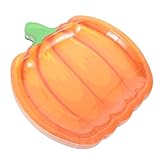 VERDANVERSE 20 Stück Halloween Einwegteller Kürbisform 7 Zoll Pappgeschirr Party und Festtagsteller für Herbst und Halloweenfeiern Leicht Transportabel Lebensmittelecht