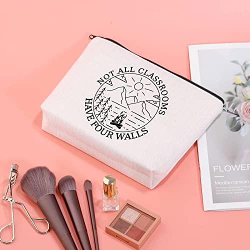 Homeschool Kind of Mama Cosmetic Bag Not All Classrooms Have Four Walls Makeup Bag Forest Teacher Gift (All Classrooms EU) - Image 3