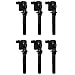 6 OEM Platinum Spark Plugs + 6 ADP Ignition Coils For Ford, Mazda, and Mercury DG513 DG500 FD502