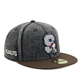 [ニューエラ] newera キャップ 59FIFTY 14676982 NER36C2132 ウォッシュドブラックデニム 黒 クロ ピーナッツ スヌーピー PEANUTS コラボ ONSPOTZ別注 メンズ レディース 帽子 ゴキュウフィフティー 5950 ストレート フラットバイザーおしゃれストリートブランド専門 旅行日焼け予防対策 プレゼントギフト