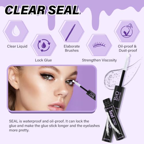 B&Q Bond & Seal Wimpernkleber 10ml, 2-in-1 Lash Extension Glue – Ansicht 4