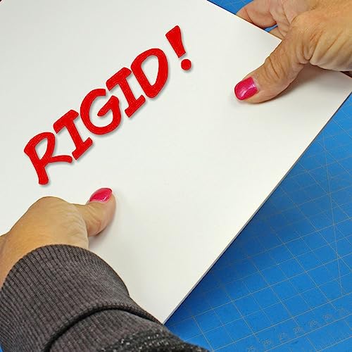 Image of LITKO Plasticard Styrene Sheets | .100 inch Modeling Plastic | White | 2 Pack | Two 8x10-inch polystyrene sheets | Thick & rigid - for structural scratch builds | For terrain, bases & displays