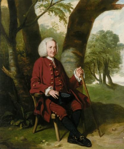 Portrait du Dr Thomas Hanson Johann Zoffany Toile pour Mur Vide