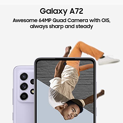 Image of Samsung Galaxy A72 (Black, 8GB RAM, 128GB Storage) with No Cost EMI /Additional Exchange Offers