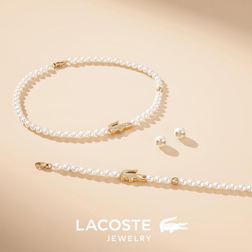 Lacoste Perlenarmband Für Männer und Frauen Kollektion MATCHPOINT mit verschiedenen Charms in Gelbgold - 2040430 – Ansicht 5