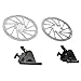 Bikes Disc Brake Set, Lightweight Aluminum Alloy Caliper Front Rear Disc Brake Set for Road & Mountain Bikes