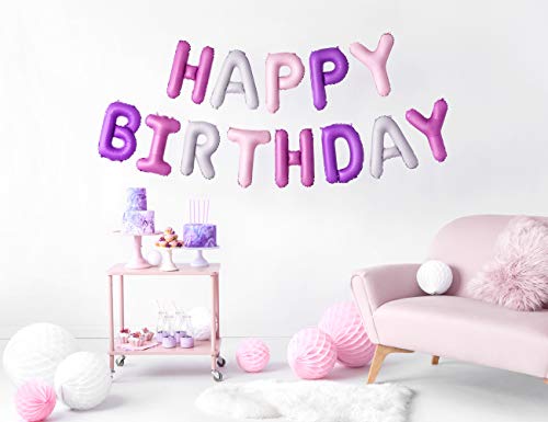 DekoHaus Set di palloncini in pellicola Happy