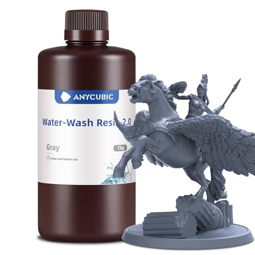 ANYCUBIC Résine Water-Wash 2.0, Résine Imprimante 3D 4K/8K/12K, Haute Précision et Grande...