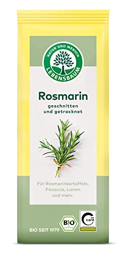 Lebensbaum Rosmarin, Bio-Gewürz für Rosmarinkartoffeln, Focaccia und Lamm mit herber Note,...