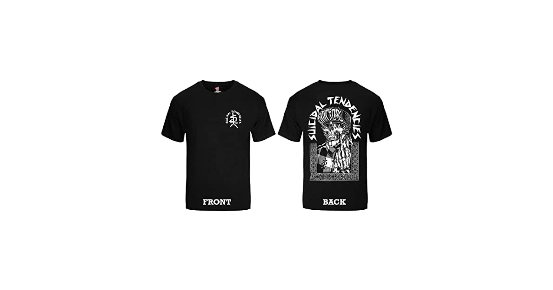 suicidal tendencies オフィシャルTシャツ large Suicidal Tendencies Official One Finger T-Shirt with Sticker