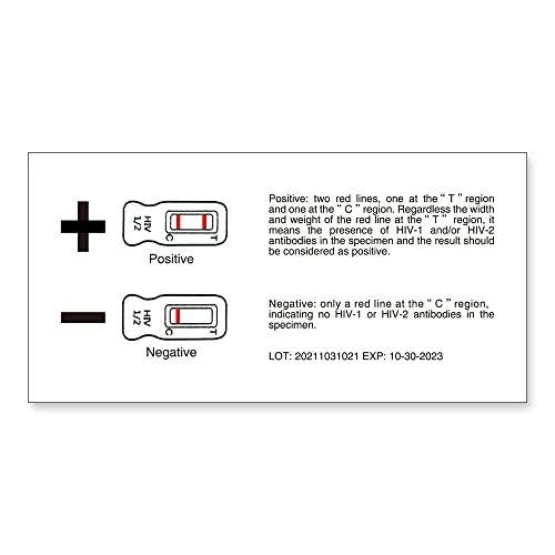INVBIO #T.H.I.V Test Kit One Step Rapid Home, #T.H.I.V Saliva Oral Test,1 Tests - Thumbnail 3