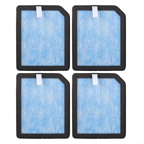 4 Stück H13 HEPA-Filter AP1501 Luftreiniger – 3-fach Filterung mit Aktivkohle gegen Rauch, & Tierhaare – Ersatzfilter(4 PACK)