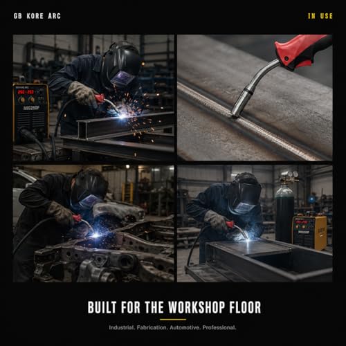 Image of 24KD MIG Welding Torch - 3M Industrial MIG Gun | Euro Connector, Heavy Duty Copper Tip, Heat-Resistant Cable | Professional MIG /MAG Welding Torch