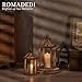 Romadedi Farmhouse Wood Candle Lantern - 12