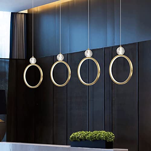 Iluminación sin deslumbramientos: lámpara colgante de anillo ultrafino LED 18W con tres tonos 4