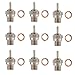 9Pack N4 Super Duty Medium Glow Plug for Traxxas 3232X 1/10 T-Maxx 2.5/3.3