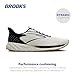 Brooks Men’s Anthem 7 Neutral Running Shoe - White/Black/Tan - 10.5 Medium