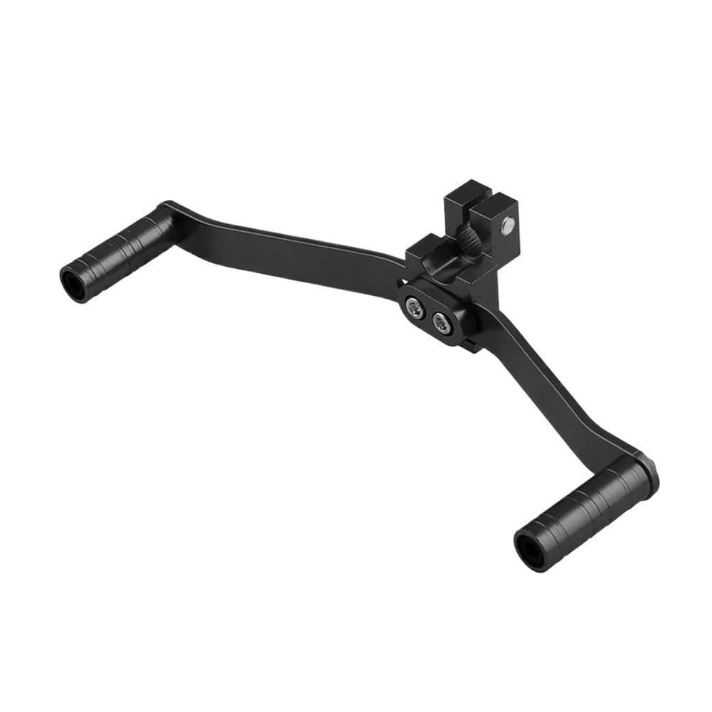 Etfildsbu One Color Motorbike Gear Bar Lever Aluminum Motorcycle Rear Foot Pegs Pedal Footrest Double-Headed Gear Lever For Atv Dirt Bike Shifter