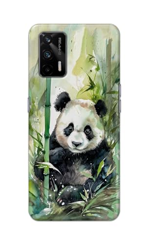 Image of Printed Hard Back Cover for Realme X7 Max 5G Back Cover (Panda -J1) -190724(EA)
