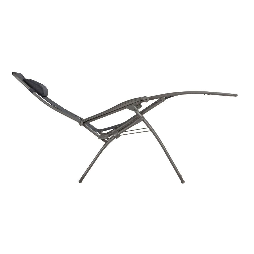Lafuma Mobilier Relax Rsxa, konstrukcja stalowa HLE (High Tension), czcionka, 88 x 68 x 115 cm