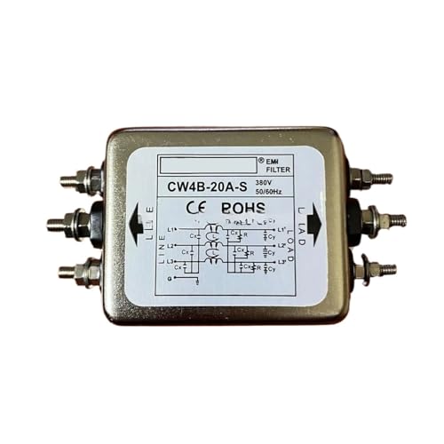 Filtro EMI CW4B 30A que elimina interferencias y protege motores trifásicos AC380V