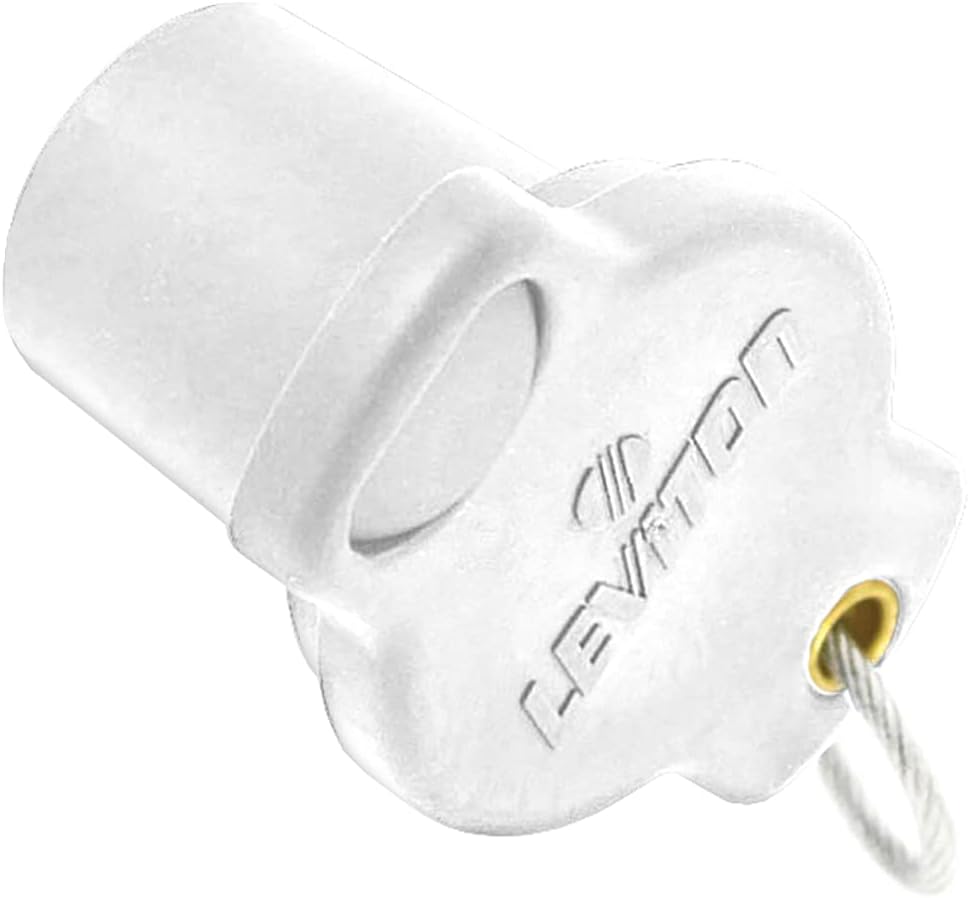 Leviton 16P22-UH 16 Series Female, Protective Cap, Commercial Grade, Cam-Type Connector, Brownbrown
