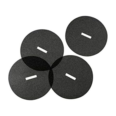 Tool Klean Replacement Filters for B-Air Grizzly Dryer Kit - Compatible with B-Air Pet Dryer Airmovers GP-1-F Grizzly Filter Kit - 4 Pack, Black Cover