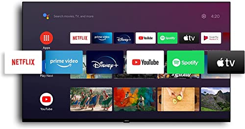 nokia 50 pouches (126 cm) 4k uhd tele smart android tv (dvb c/s2/t2, netflix, prime video, disney+) une50gv210i 2022