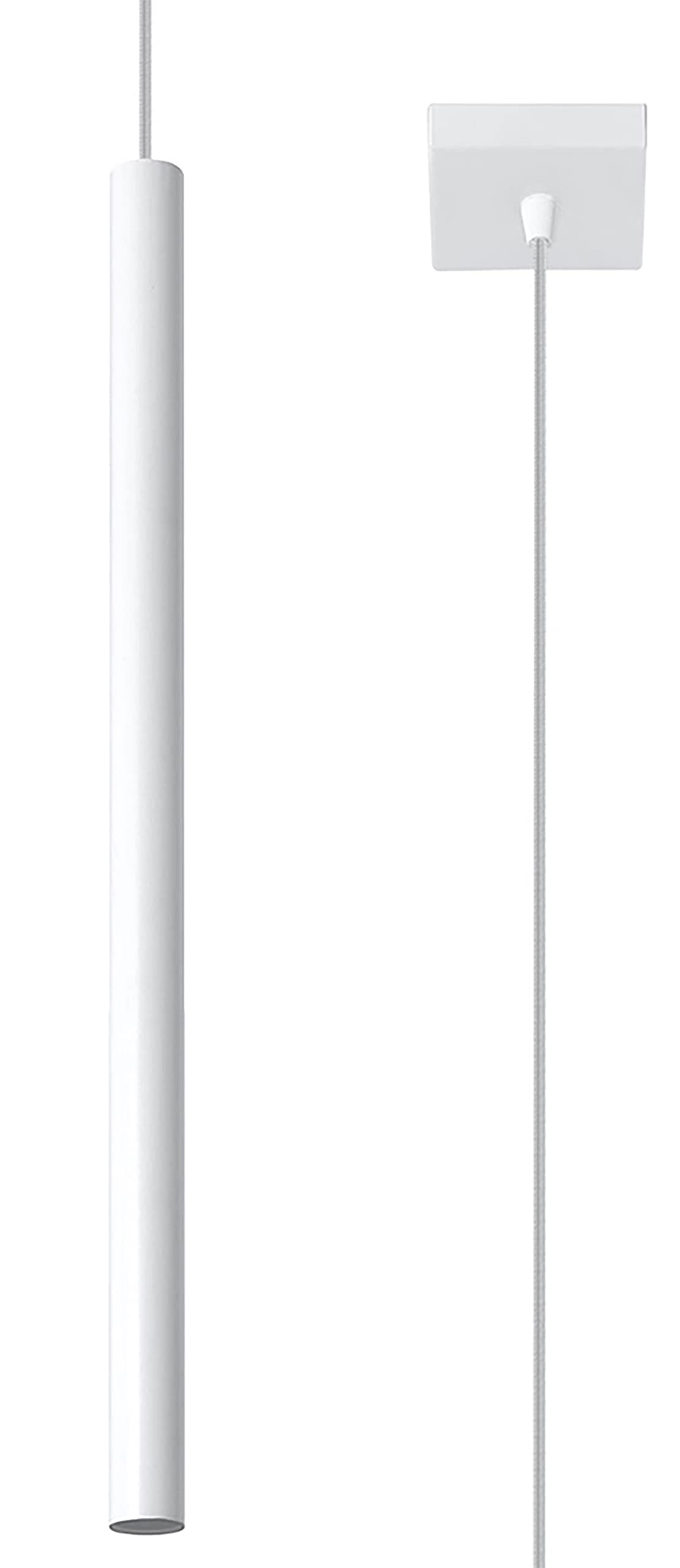 Lampa wiszâca Fontana 1 biała éclairage doux contre la fatigue visuelle