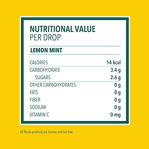 Ricola Herb Cough Suppressant Throat Drops, Lemonmint, Fights Coughs Naturally, Soothes Throats, Naturally Soothing Relief, 24 Drops #TOP5
