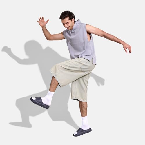 Image of Neeman's Cushers Slides for Men | CushyVerse Cushioned Waterproof Chappal | Arch Support Flip Flops & Sliders | Bounce Back Soft Cushioning Slipper for Daily Use
