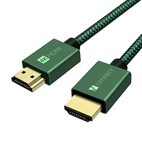 IVANKY HDMI Cable 6 Feet Green 9-Pact