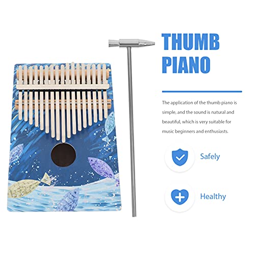 BIENKA 1 Set Kalimba Thumb Piano Finger Piano Kalimba avec Sac Tune Hammer for Enfants Adultes débutants Piano - Les Beatles, Paul McCartney, John Lennon, RIngo Starr, George Harrison BIENKA 1 Set Kalimba Thumb Piano Finger Piano Kalimba avec Sac Tune Hammer for Enfants Adultes débutants Piano – Image 5